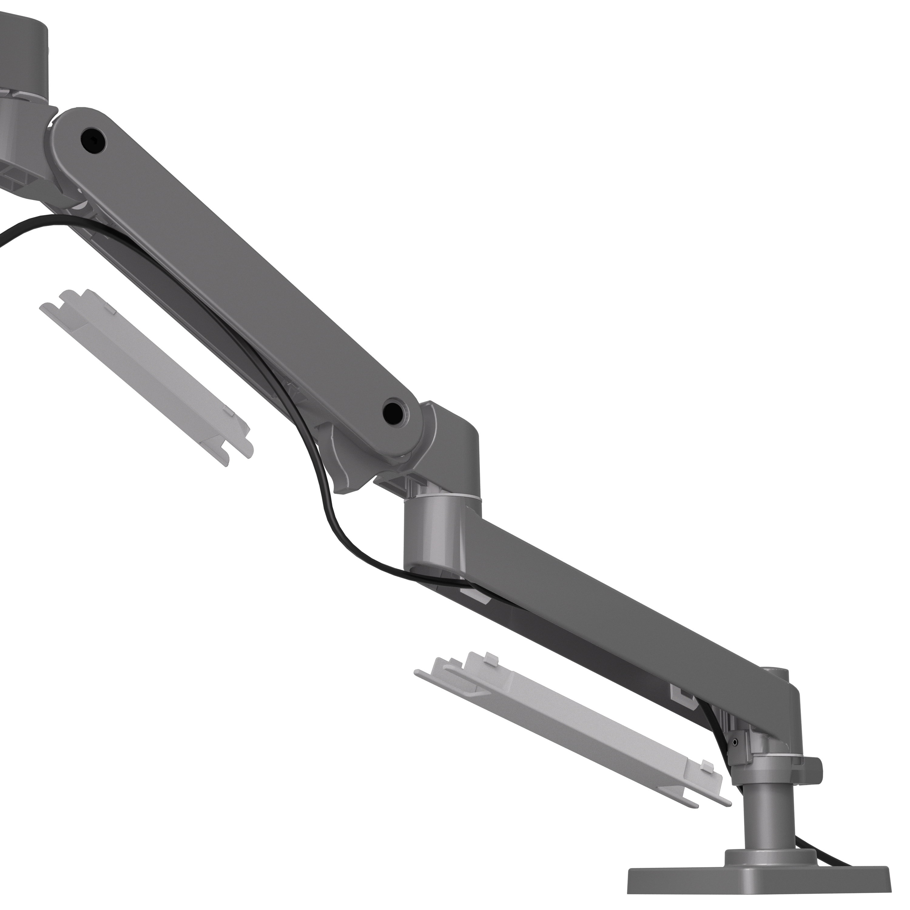 Ergotron LX Pro - Befestigungskit (Gelenkarm) - modular - für LCD-Display - Dunkelgrau - bis zu 86,4 cm (bis zu 34 Zoll), Ansicht 2