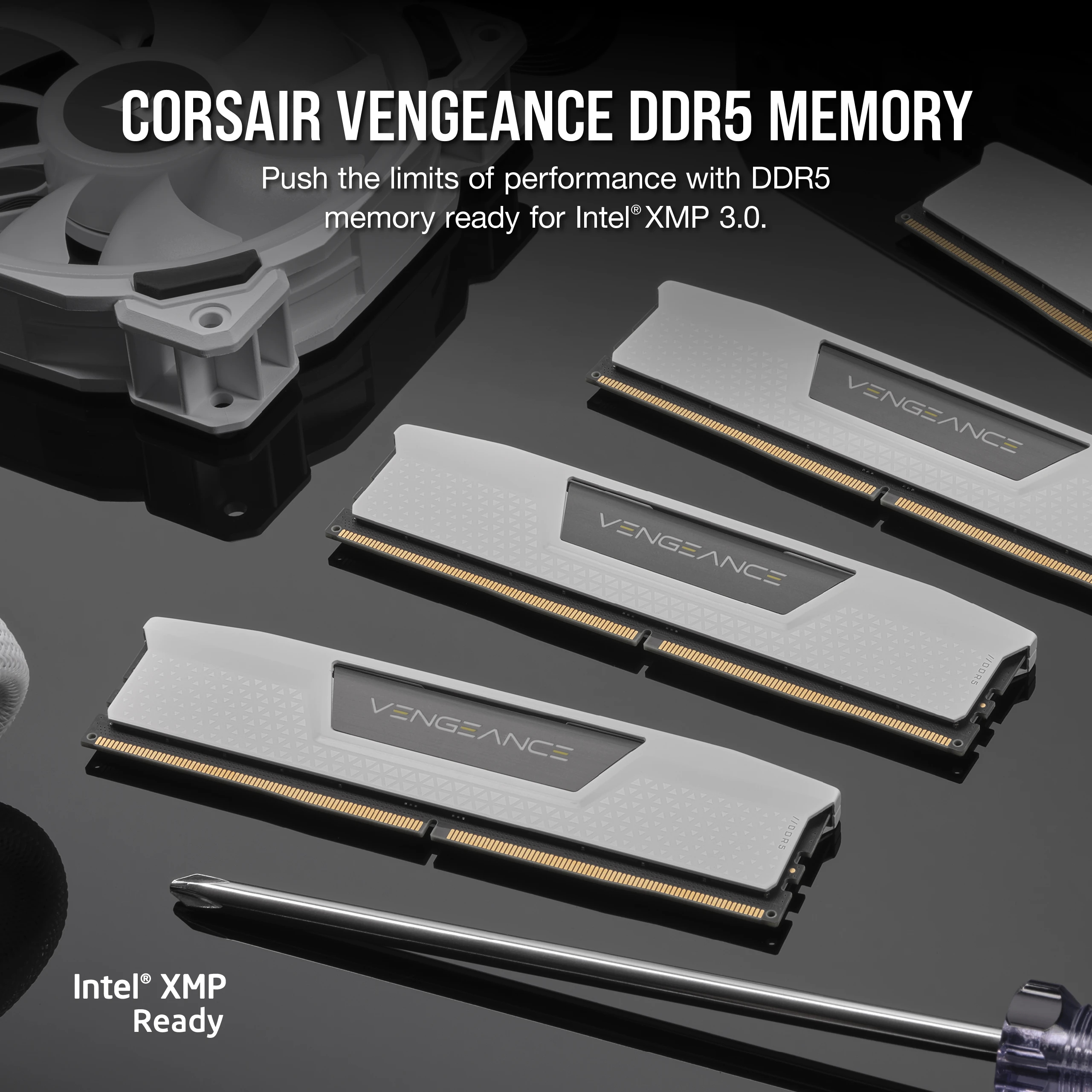 Corsair RAM Corsair D5 6000 32GB C30 Venegance K2 W - 32 GB - DDR5, Ansicht 2