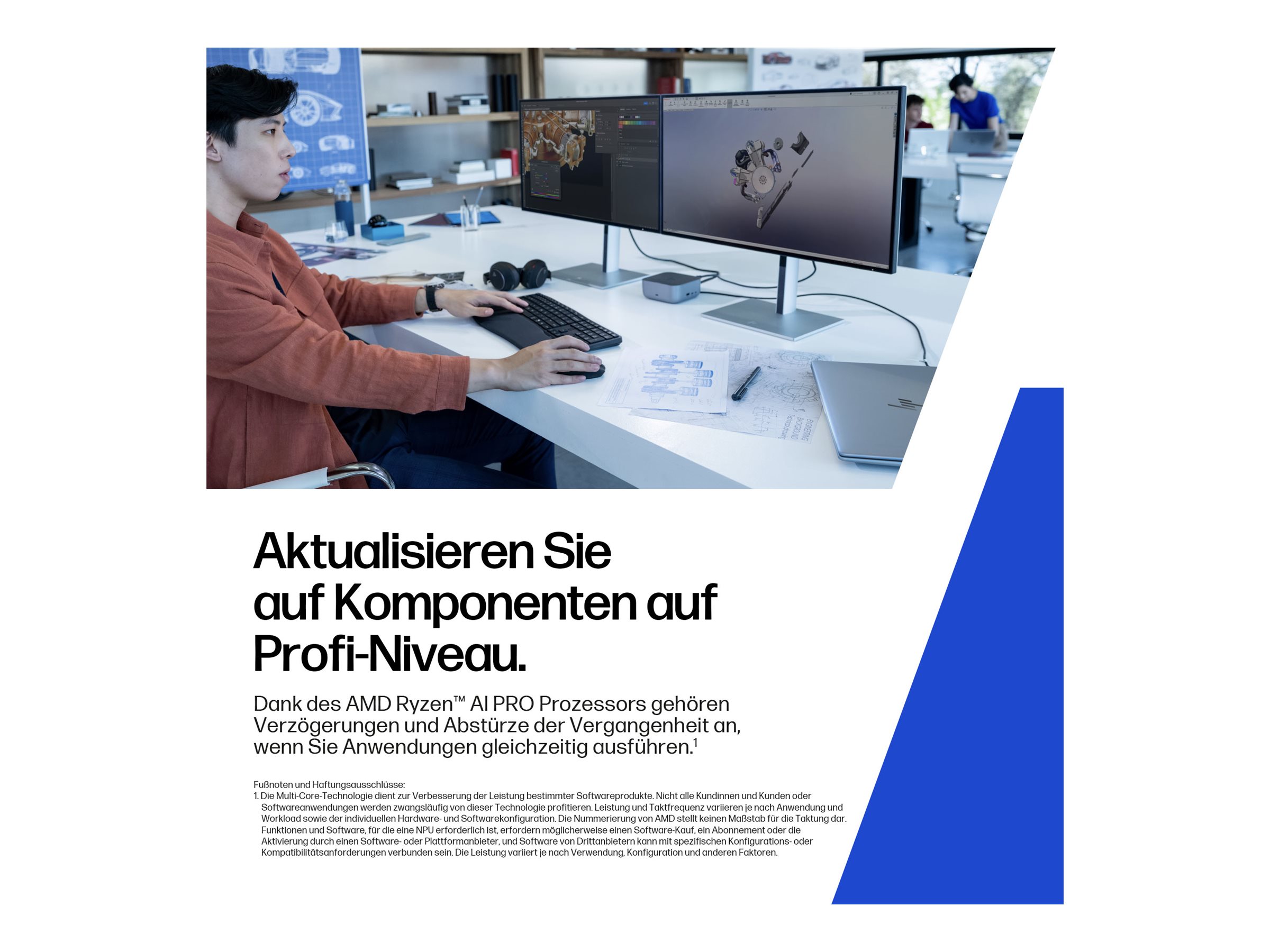 HP ZBook 8 G1ak Mobile Workstation - AMD Ryzen AI 7 350 / 2 GHz - Win 11 Pro - Radeon 860M - 64 GB RAM - 2 TB SSD NVMe, TLC - 35.6 cm (14")