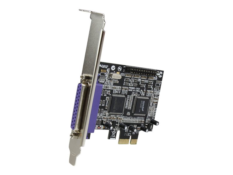 StarTech.com 2 Port PCI Express Parallel IEE1284 Schnittstellenkarte - PCIe Low Profile Adapter Karte DB25 (Buchse)