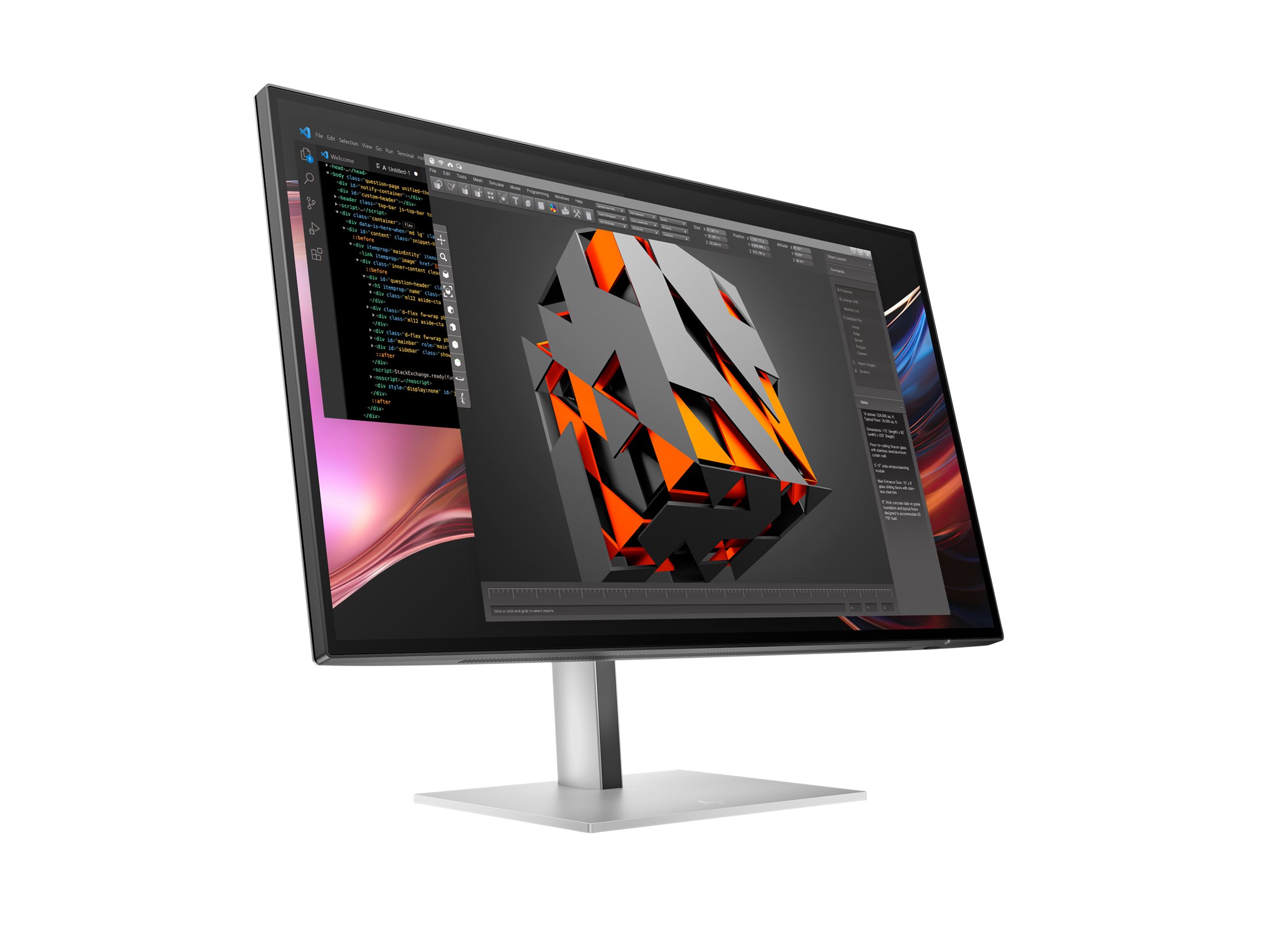 HP 727pu - Series 7 Pro - LED-Monitor - 68.6 cm (27), Ansicht 4