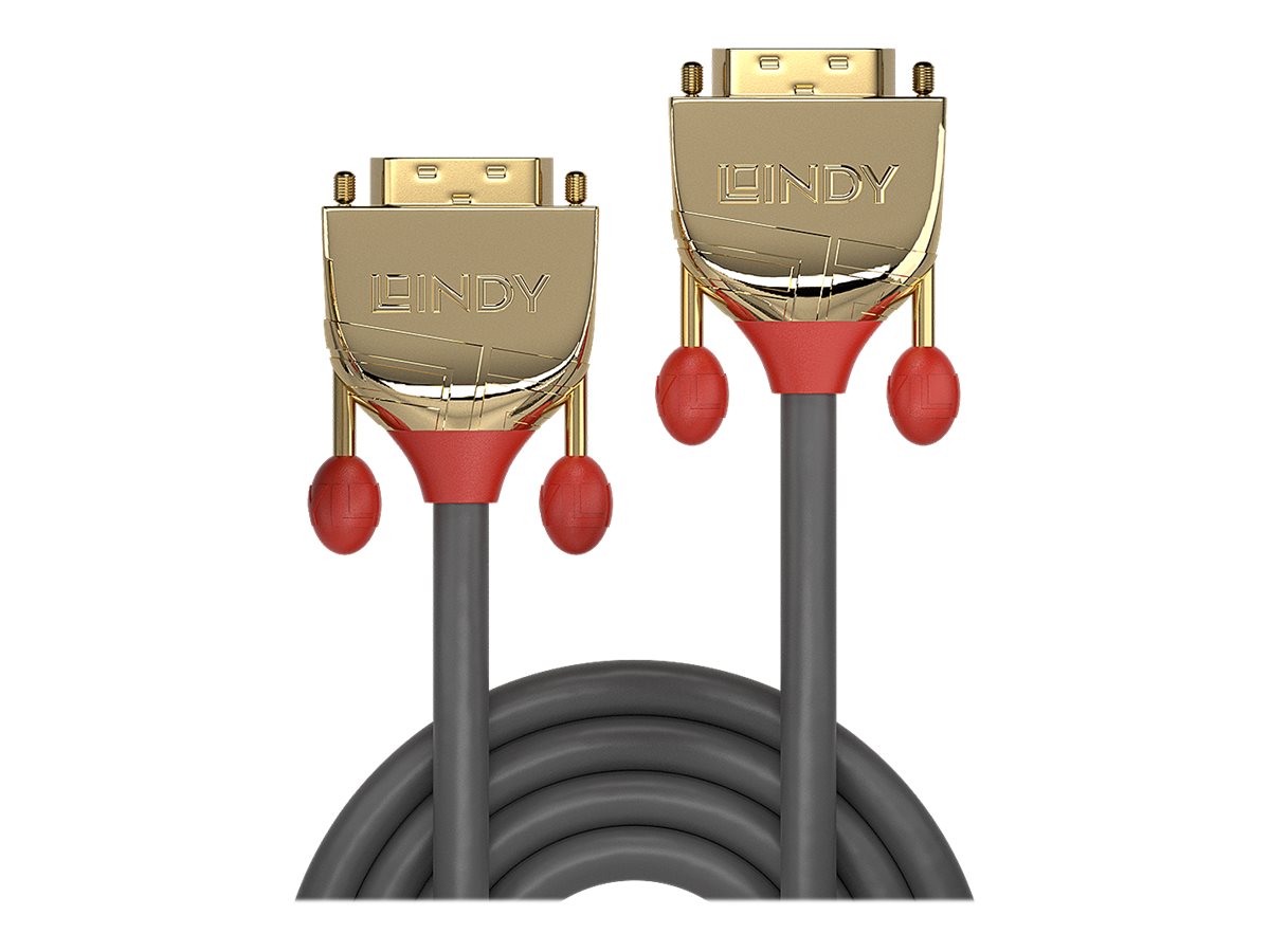Lindy Gold - DVI-Kabel - Single Link - DVI-D (M) zu DVI-D (M) - 15 m - rund