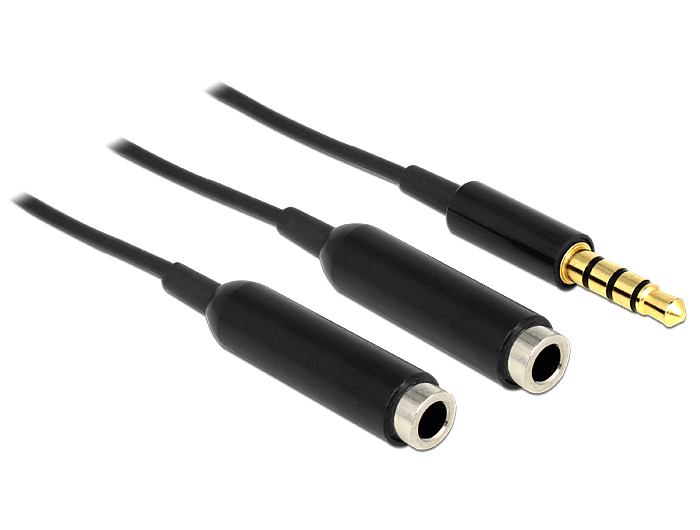Delock Audio-Splitter - 4-poliger Mini-Stecker (W), Ansicht 2