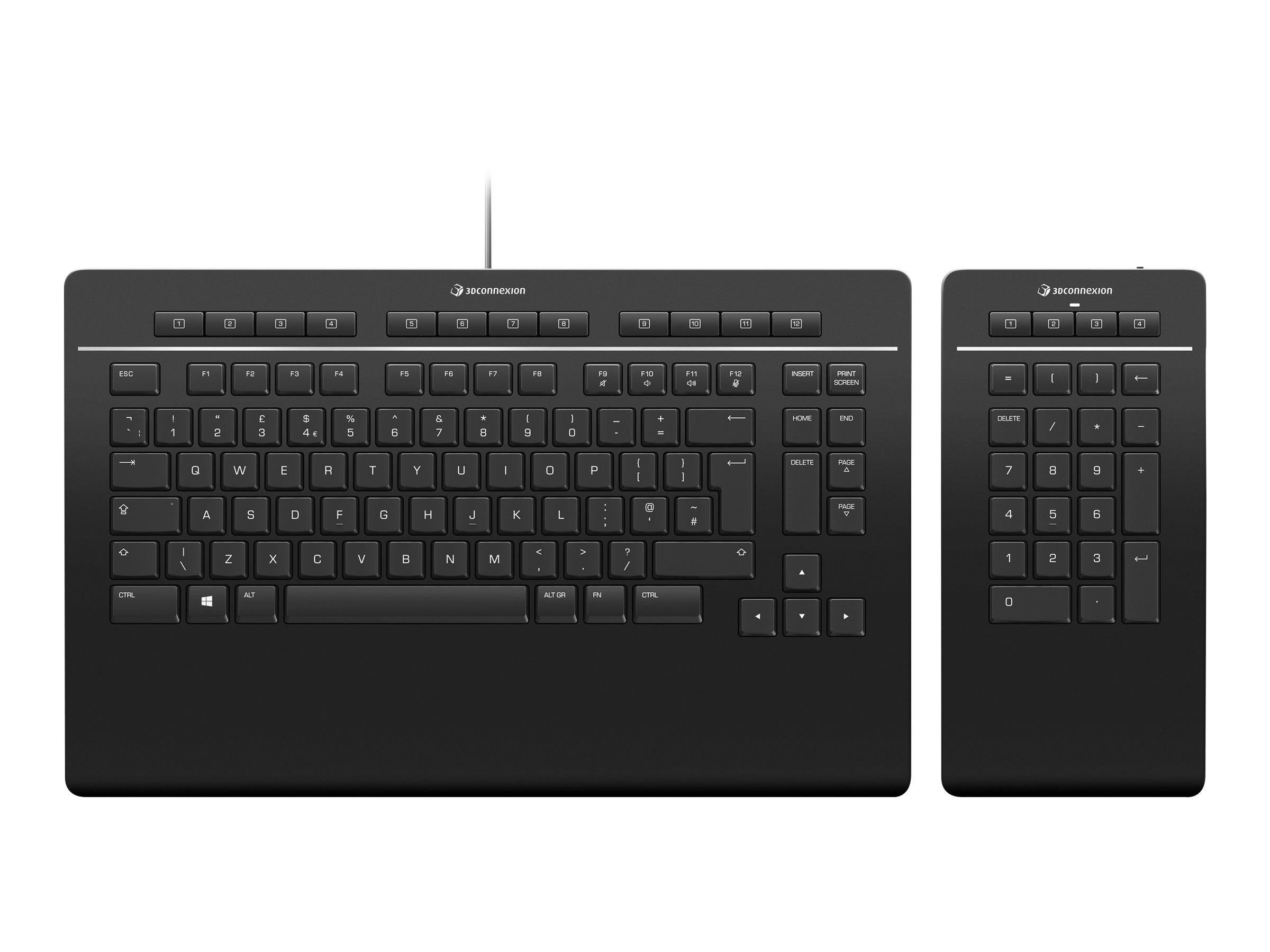 3DC Keyboard Pro with Numpad UK (3DX-700096)