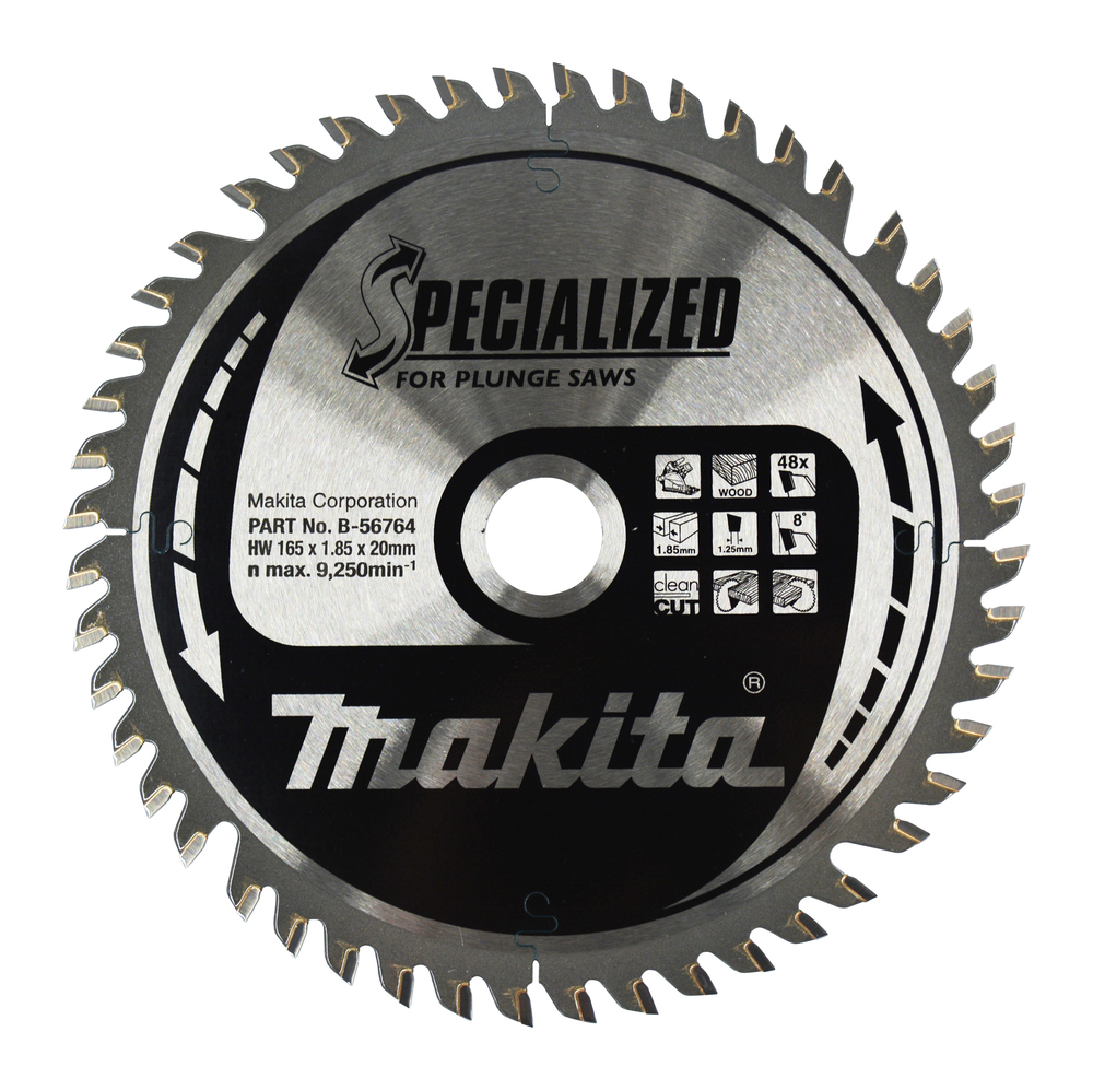 Makita Specialized - Kreissägeblatt - für Holz - 165 mm, Ansicht 2