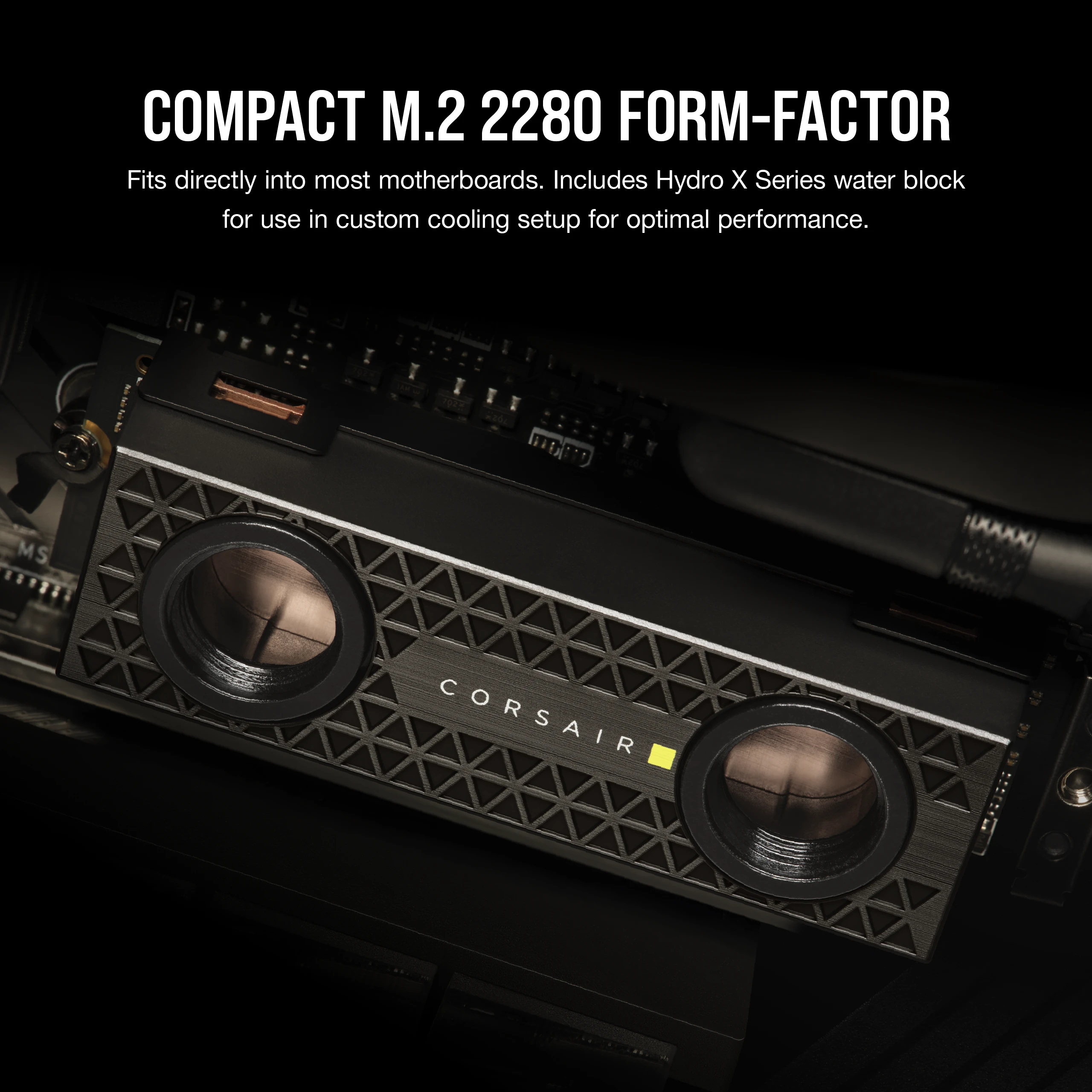Corsair Hydro X Series MP700 PRO SE - SSD - 2 TB - intern - M.2 2280 - PCI Express 5.0 x4 (NVMe), Ansicht 4