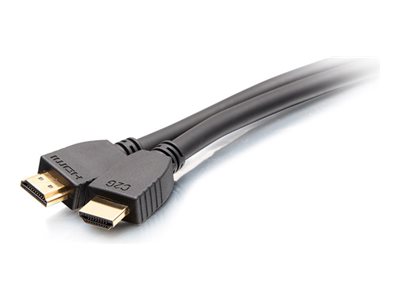 C2G 12ft (3.6m) Ultra High Speed HDMI® Cable with Ethernet - 8K 60Hz - Ultra High Speed - HDMI-Kabel mit Ethernet - HDMI männlich zu HDMI männlich - 3.6 m - Schwarz - unterstützt 8K 60 Hz (7680 x 4320)