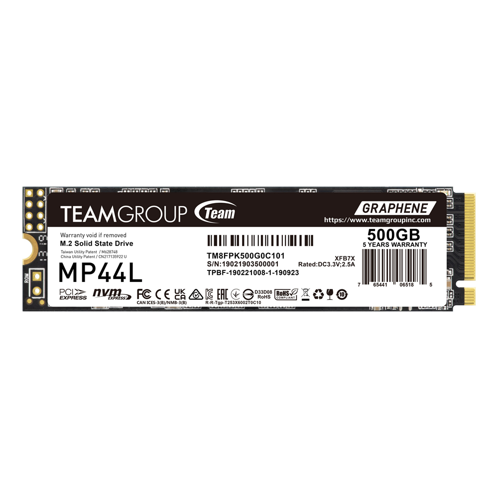 Team Group MP44L TM8FPK500G0C101 - 500 GB - M.2 - 5000 MB/s, Ansicht 2