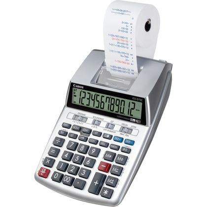 Canon P23-DTSC II - Druckrechner - LCD - 12 Stellen - Silver Metallic, Ansicht 4