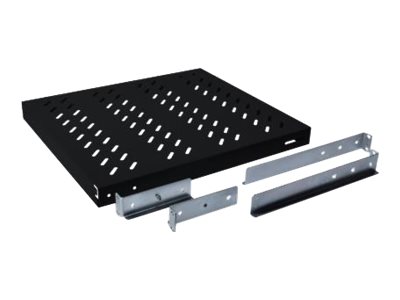 DIGITUS Fachboden mit variablen Befestigungsschienen zum Festeinbau in 483 mm (19)-Schränke