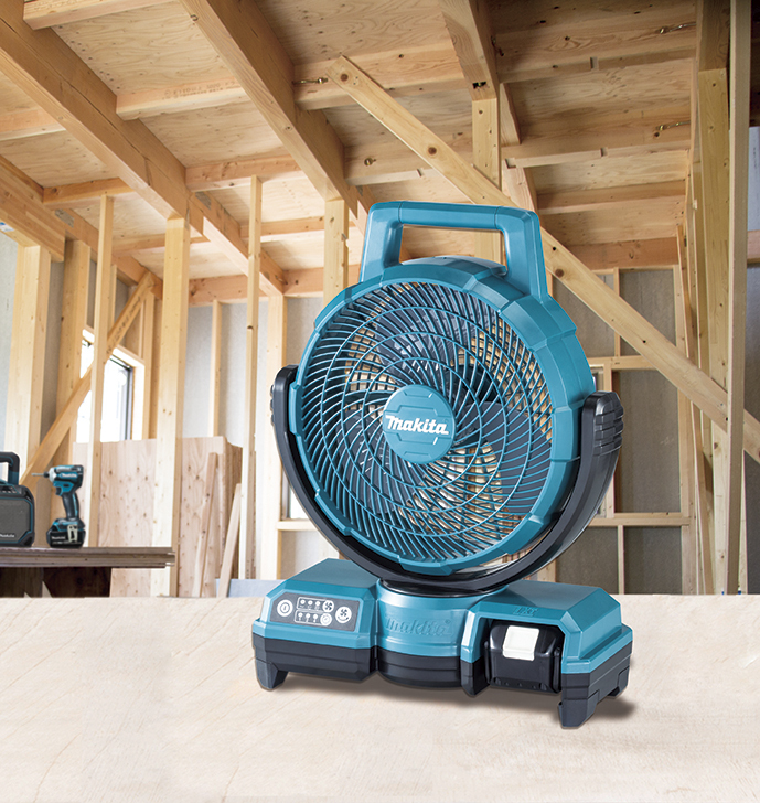 Makita DCF203Z Akku-Bodenventilator solo, Ansicht 2