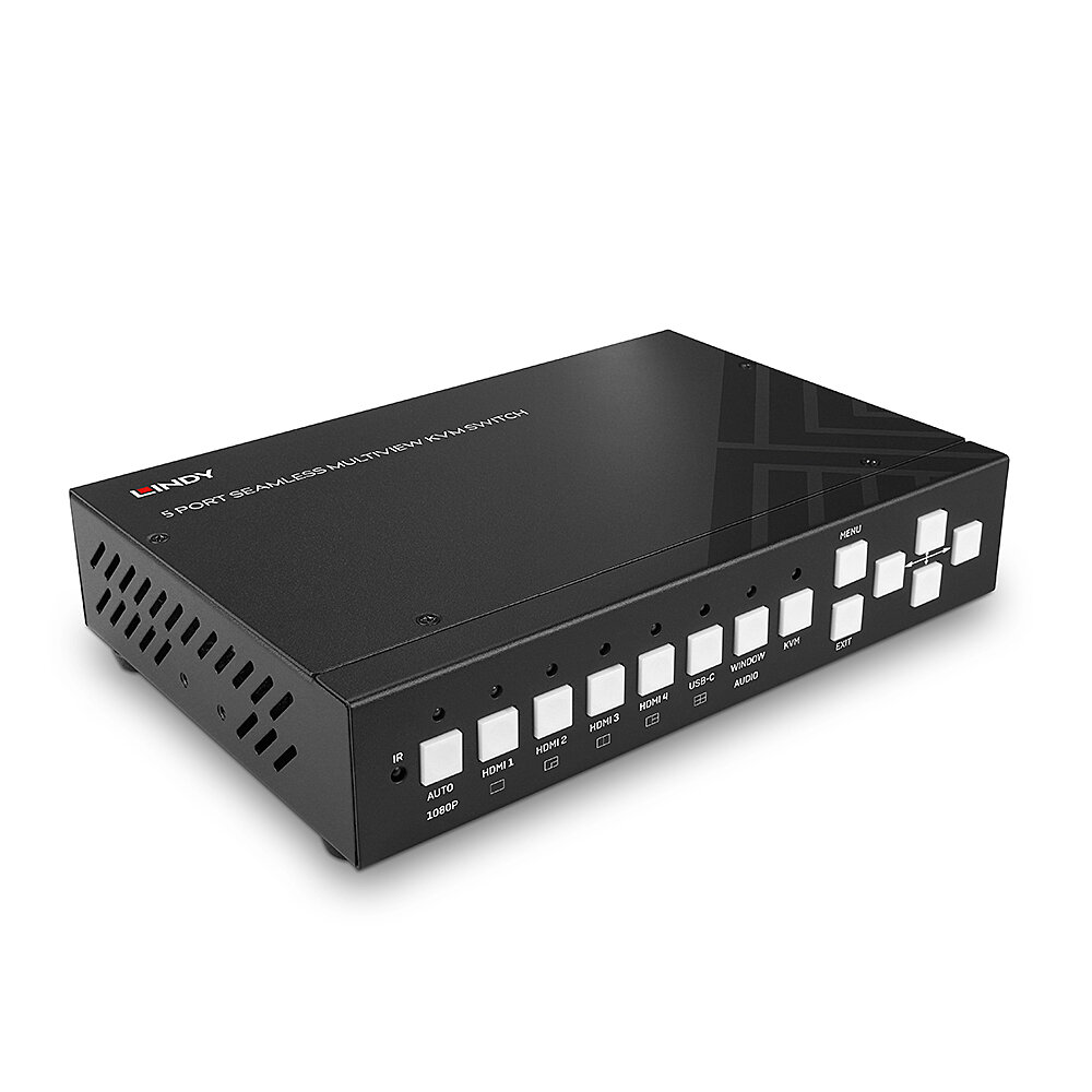 Lindy KVM-Switch - nahtloser Multiview - 5 x KVM port(s)