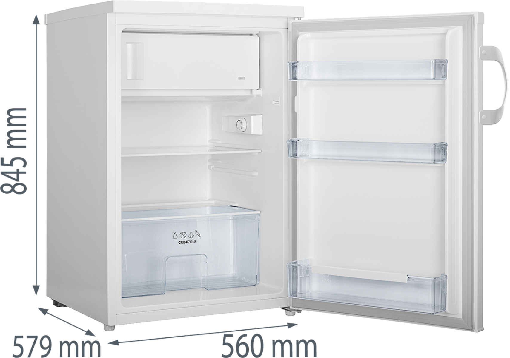 Gorenje RB493PW - Kühlschrank mit Gefrierfach, Ansicht 3