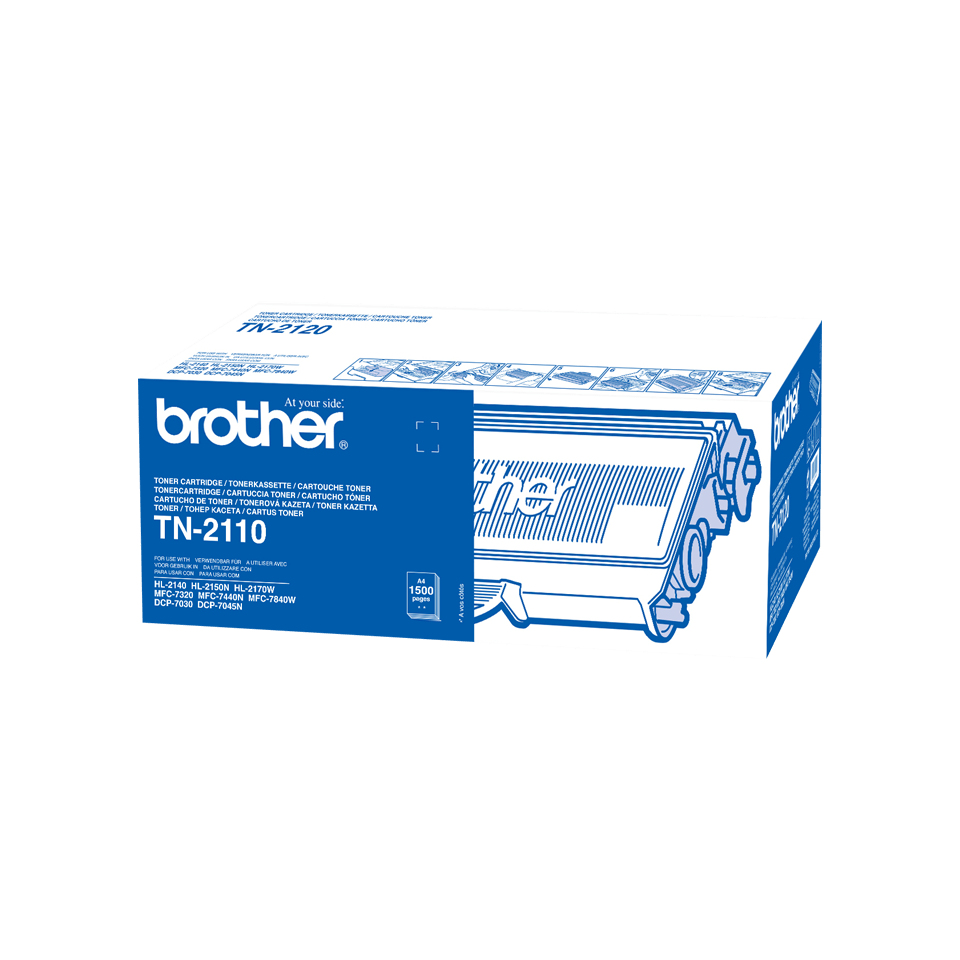 Brother TN2110 - Schwarz - Original - Tonerpatrone, Ansicht 4