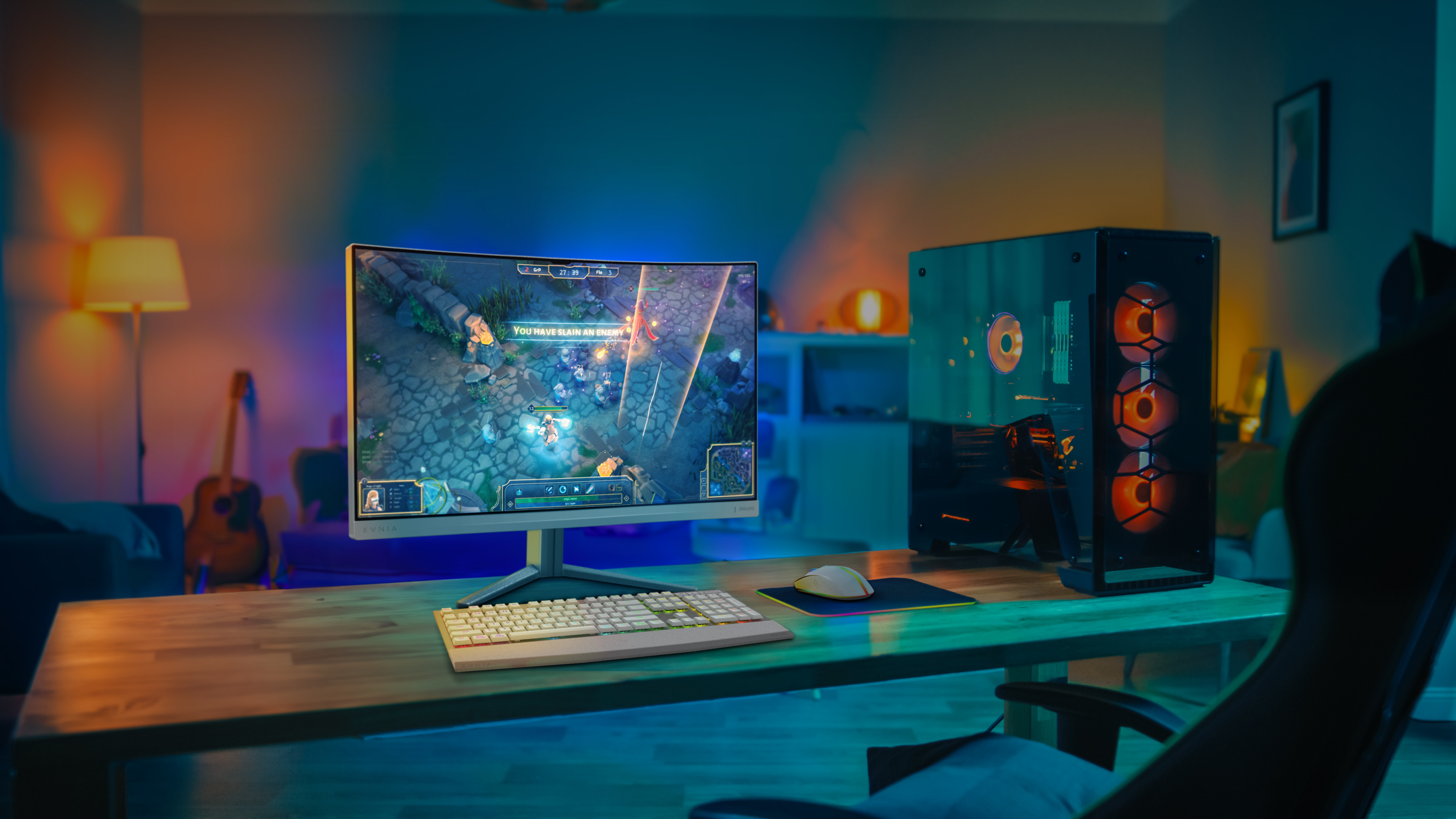 Philips Evnia 5000 27M2C5501 - LED-Monitor - Gaming - gebogen - 68.5 cm (27), Ansicht 2