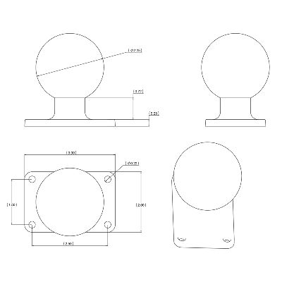 Ram Mounts RAM RAM-D-202U-23 - Kugelverbindung - für P/N:, Ansicht 3