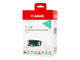 Canon CLI-42 BKGYLGCMYPCPM Multipack - 8er-Pack