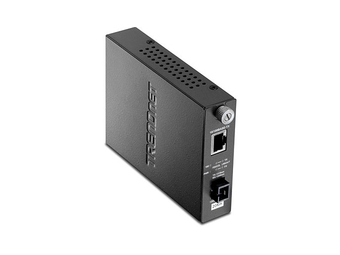 TRENDnet TFC 110S20D3I - Medienkonverter - 100Mb LAN - 10Base-T 100Base-FX 100Base-TX - SC Single-Modus  RJ-45 - bis zu 20 km - 1310 (TX)