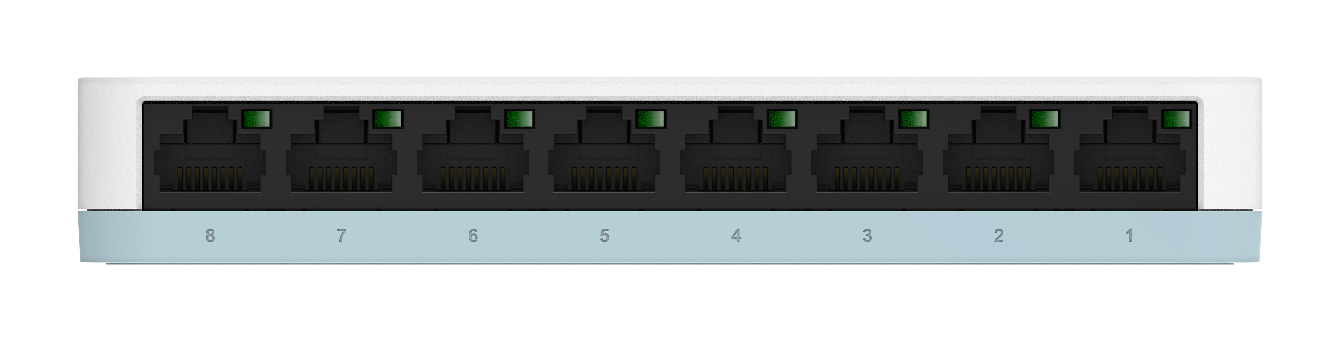 D-Link DGS 1008D - Switch - unmanaged - 8 x 10/100/1000, Ansicht 2