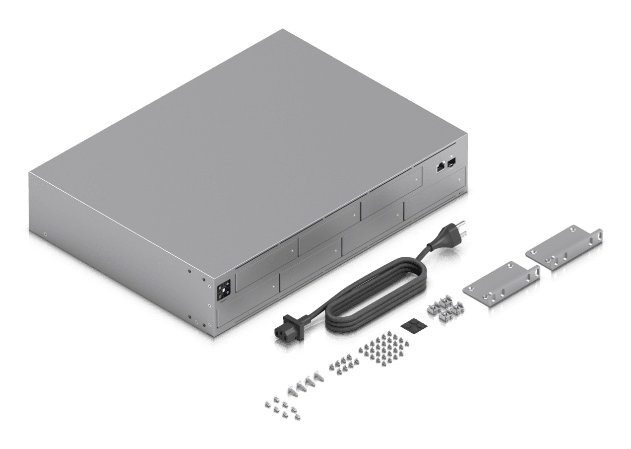Ubiquiti UniFi UNAS Pro - NAS-Server - Rack - einbaufähig, Ansicht 3