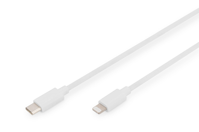DIGITUS | Daten- / Ladekabel, USB-C - Lightning, MFI
