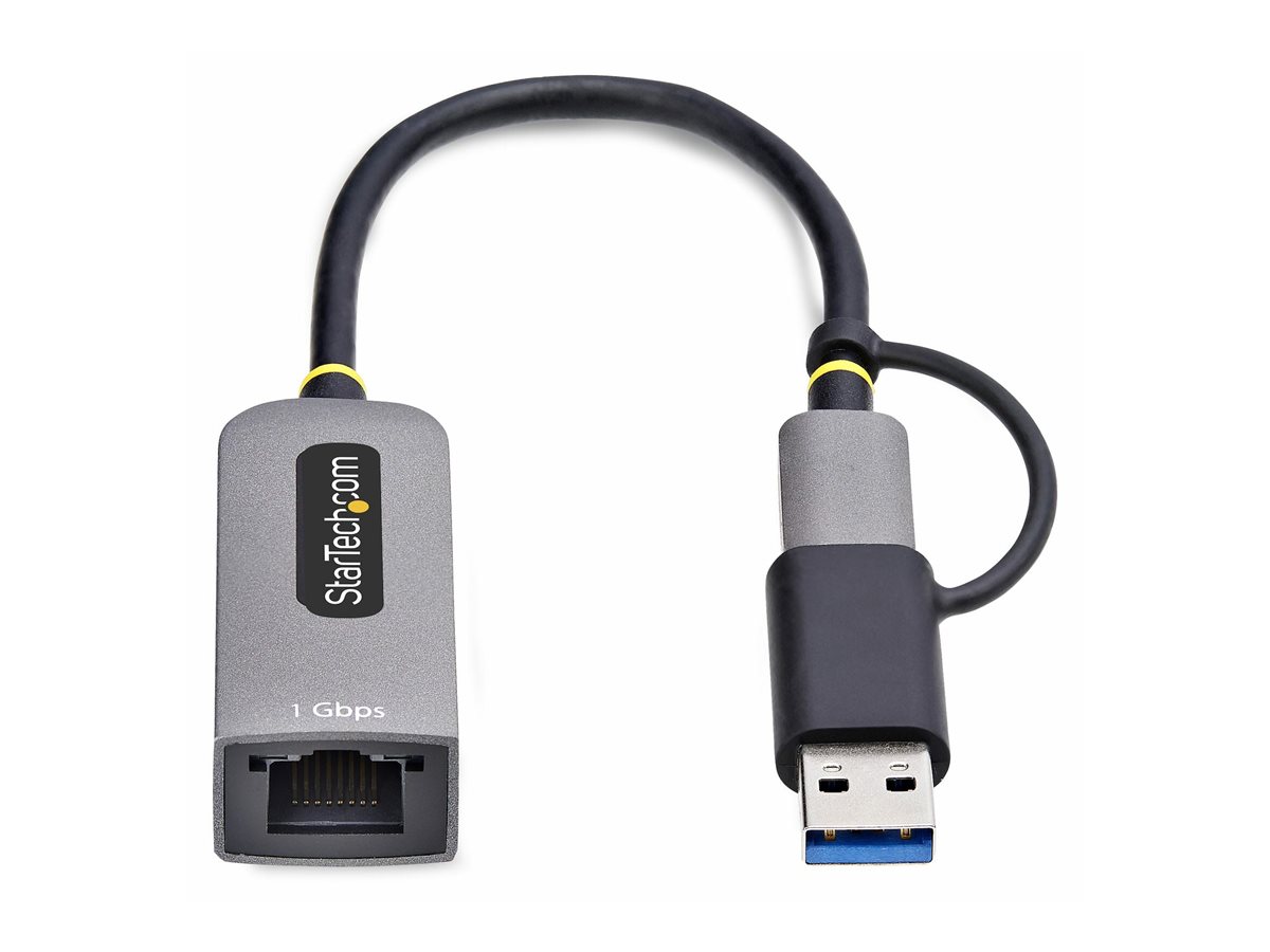 StarTech.com Startech USB-C to Ethernet Adapter w/USB-A Adapter