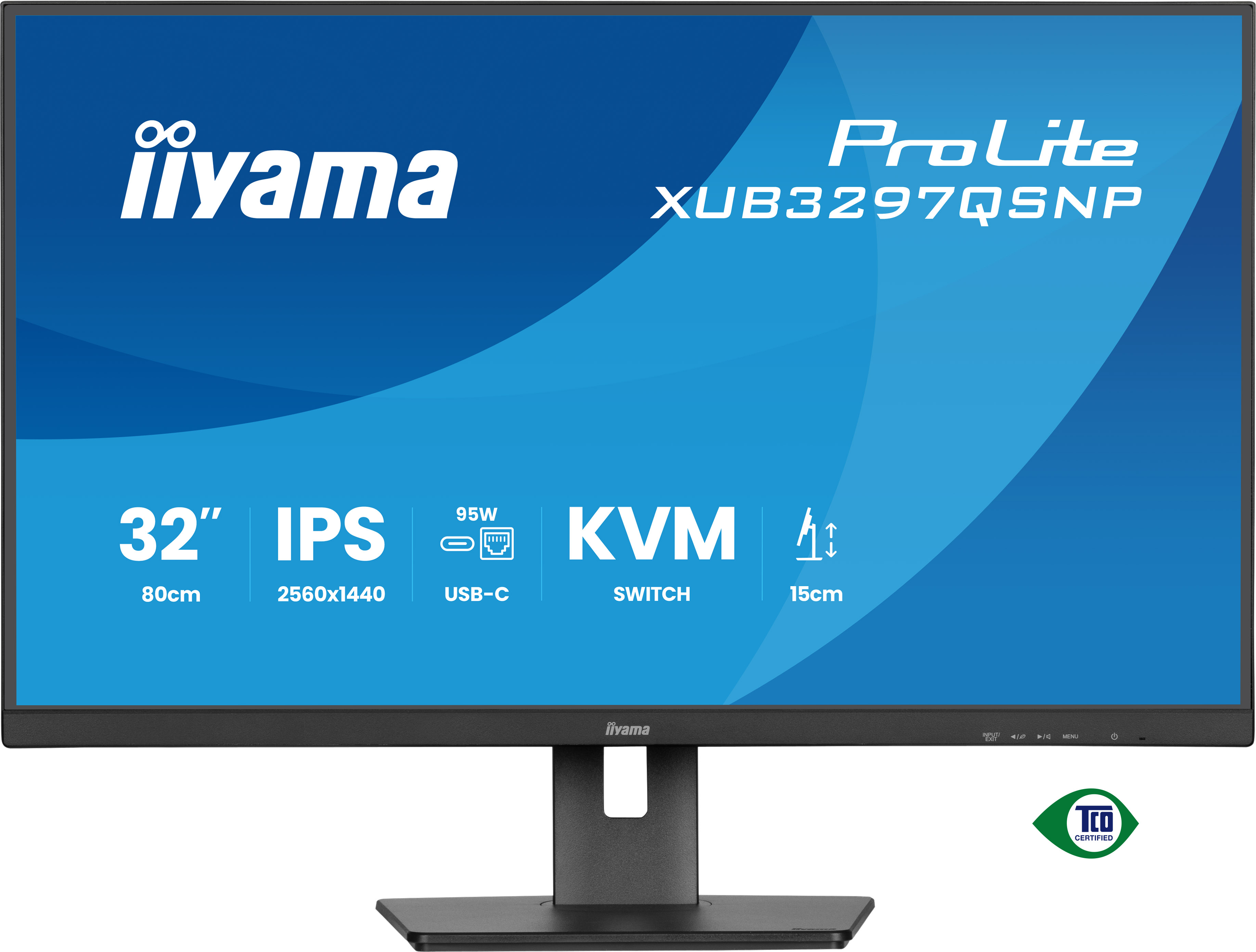 Iiyama ProLite XUB3297QSNP-B1 - LED-Monitor - 81.3 cm (32), Ansicht 3