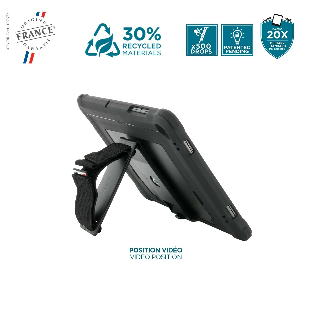 Mobilis PROTECH Case+360 handst.+kickstand+handstrap A9+10.9, Ansicht 4