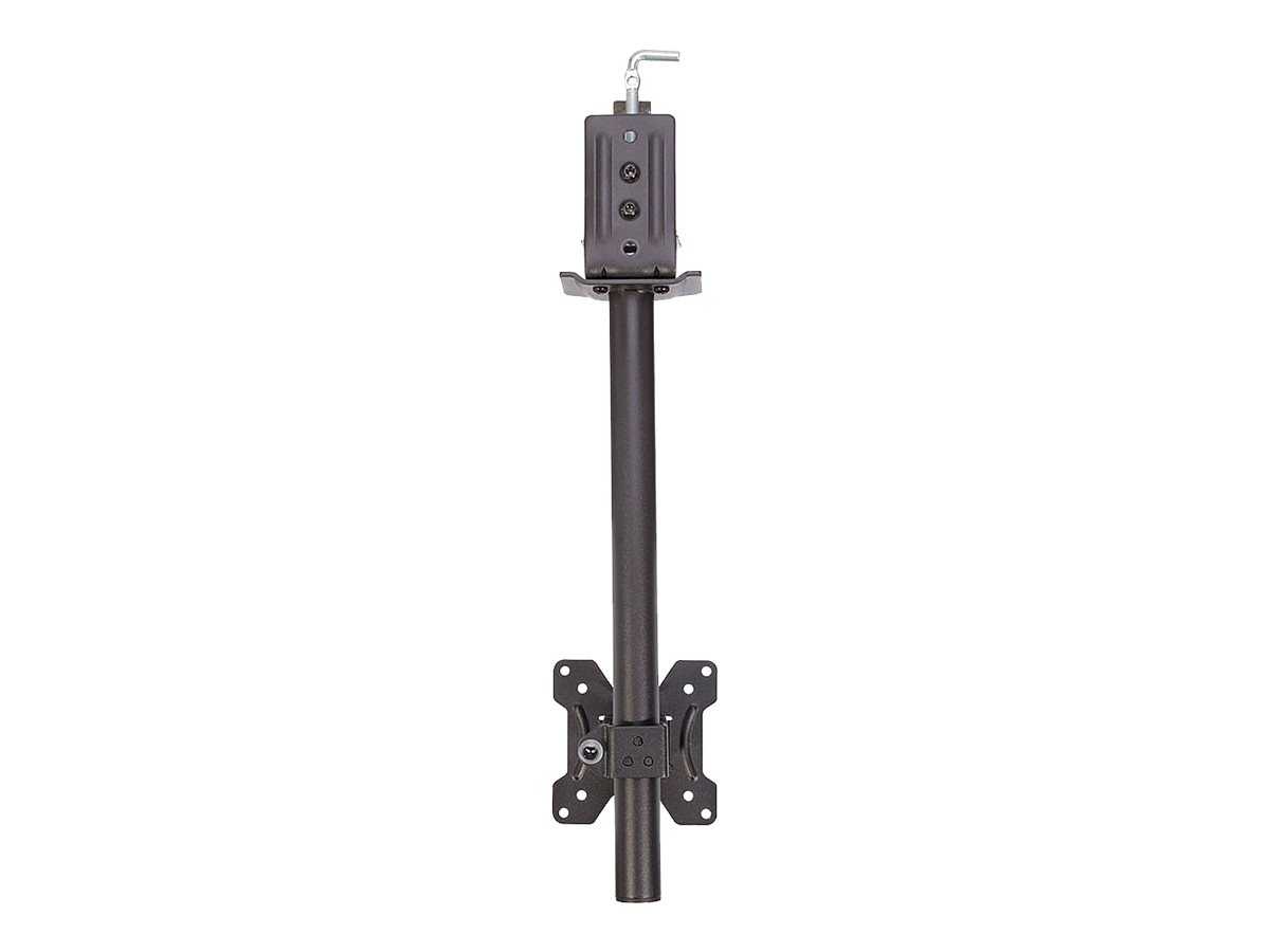 Lindy Single Display Short Bracket w/ Pole & Desk Clamp - Befestigungskit - einstellbarer Arm - für Monitor - Stahl, Ansicht 2