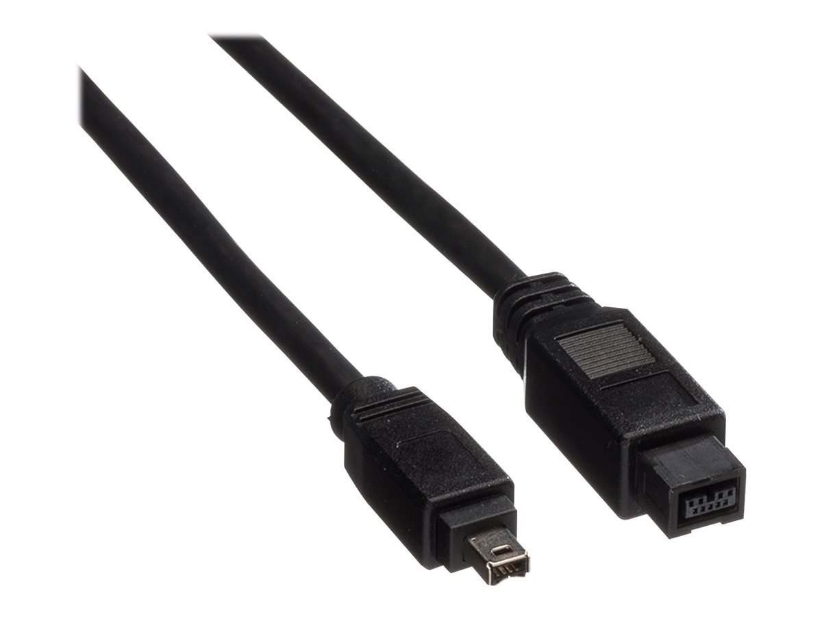 Roline - IEEE 1394-Kabel - FireWire 800 (M) zu FireWire, 4-polig (M) - 1.8 m - Schwarz