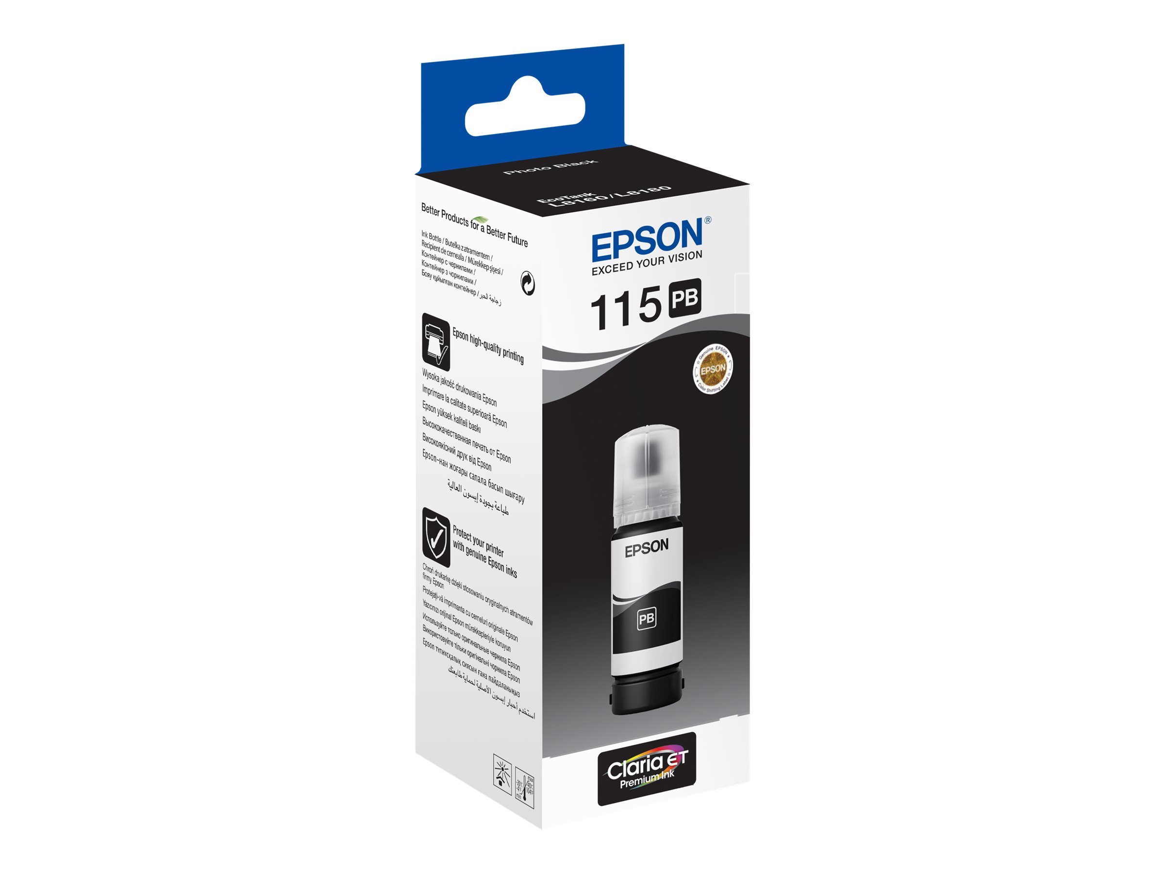 Epson EcoTank 115 - 70 ml - Photo schwarz - original Image