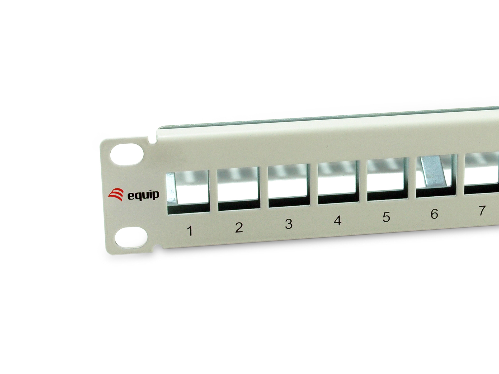 Equip Patchpanel 12x Cat6A 10 FTP 1HE Keystone Montage ws - Patch-Panel, Ansicht 4