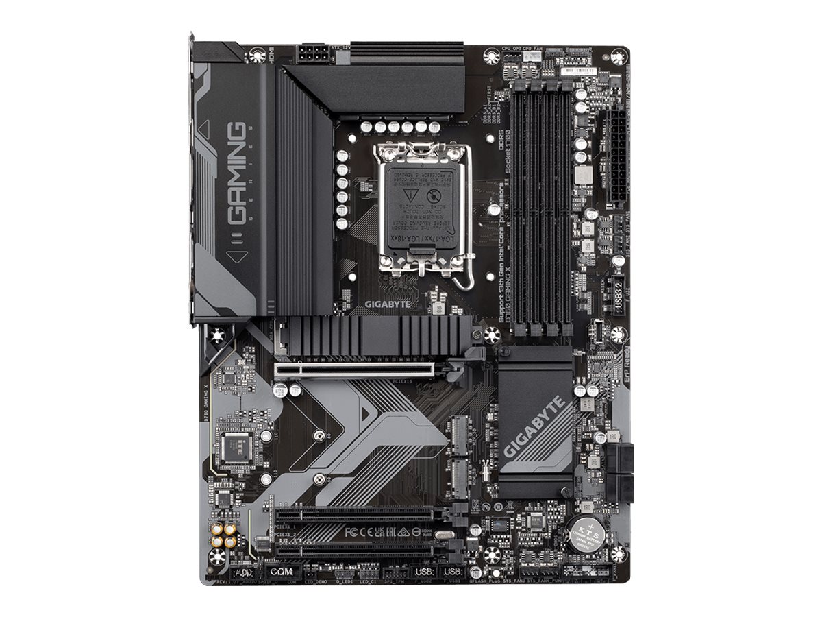 Gigabyte B760 GAMING X - 1.0 - Motherboard - ATX - LGA1700-Sockel - B760 Chipsatz - USB-C 3.2 Gen2 USB-C 3.2 Gen 1 USB 3.2 Gen 1 USB 3.2 Gen 2 - 2.5 Gigabit LAN - Onboard-Grafik (CPU erforderlich)