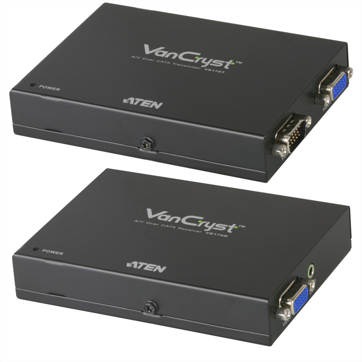ATEN VanCryst VE170 Cat 5 AudioVideo Extender Transmitter and Receiver Units