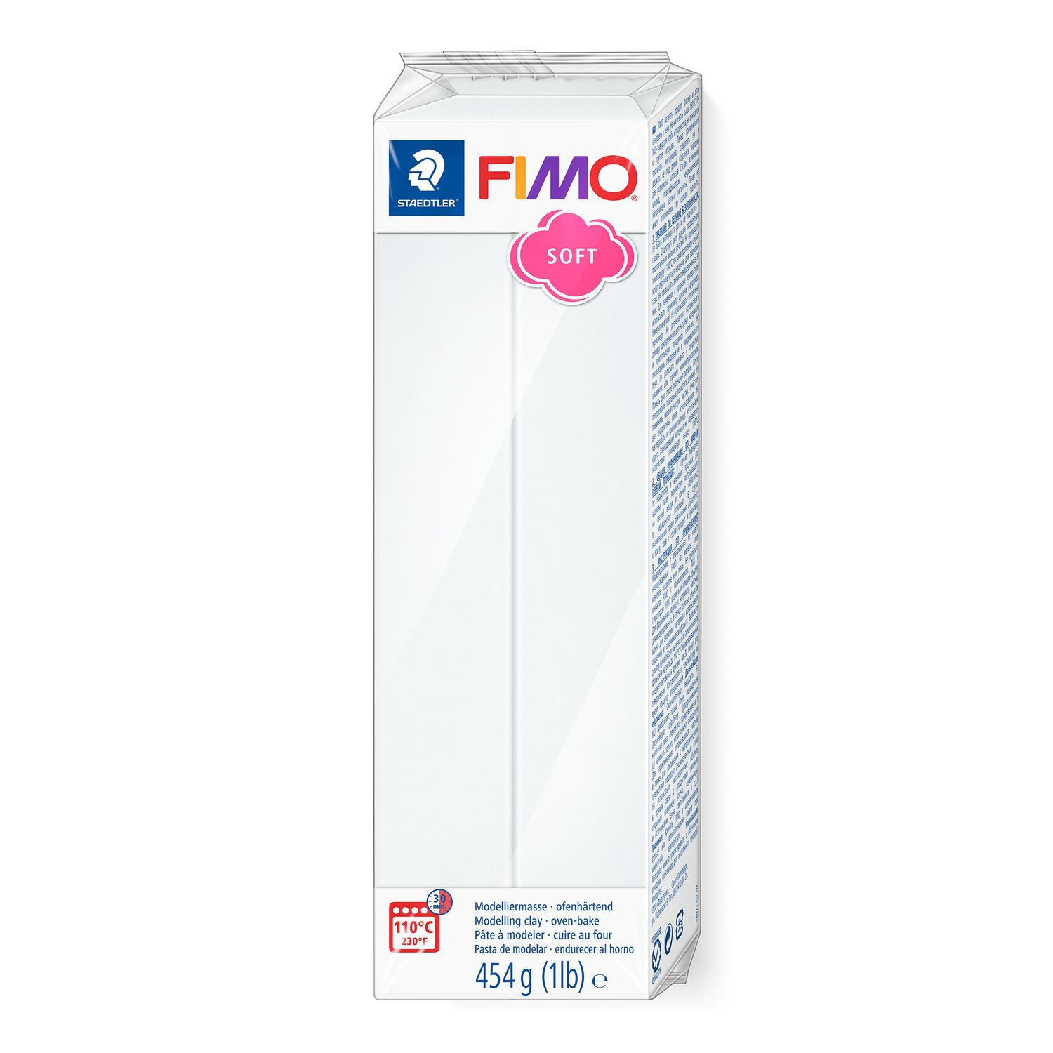 STAEDTLER FIMO 8021 - Modellierton - Weiß - 1 Stück(e) - 1 Farben - 110 °C - 30 min