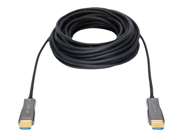 DIGITUS HDMI AOC Hybrid Glasfaserkabel UHD 4K 30 m