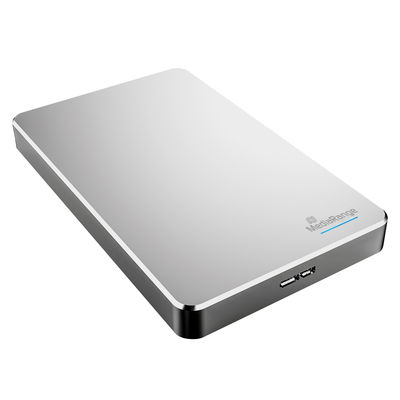 MEDIARANGE USB 3.0 HDD 1TB - 1 TB - 2.5 - 3.2 Gen 1 (3.1 Gen 1) - 5400 RPM - Silber, Ansicht 2