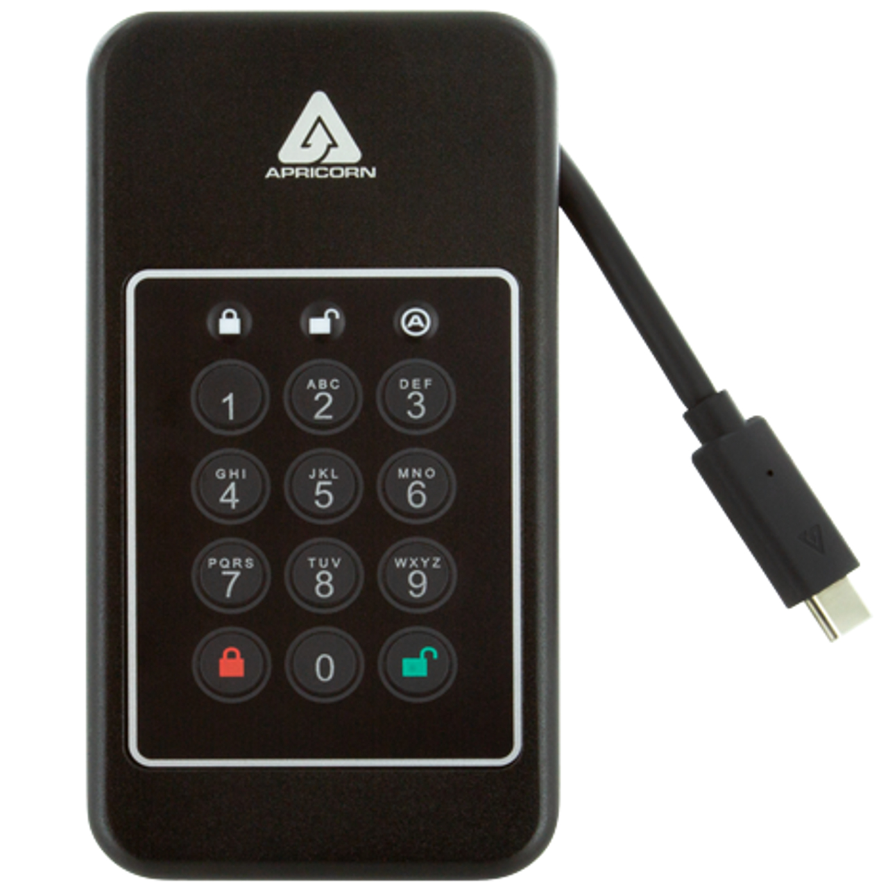 Apricorn Aegis NVX - SSD - verschlüsselt - 2 TB - extern (tragbar), Ansicht 3