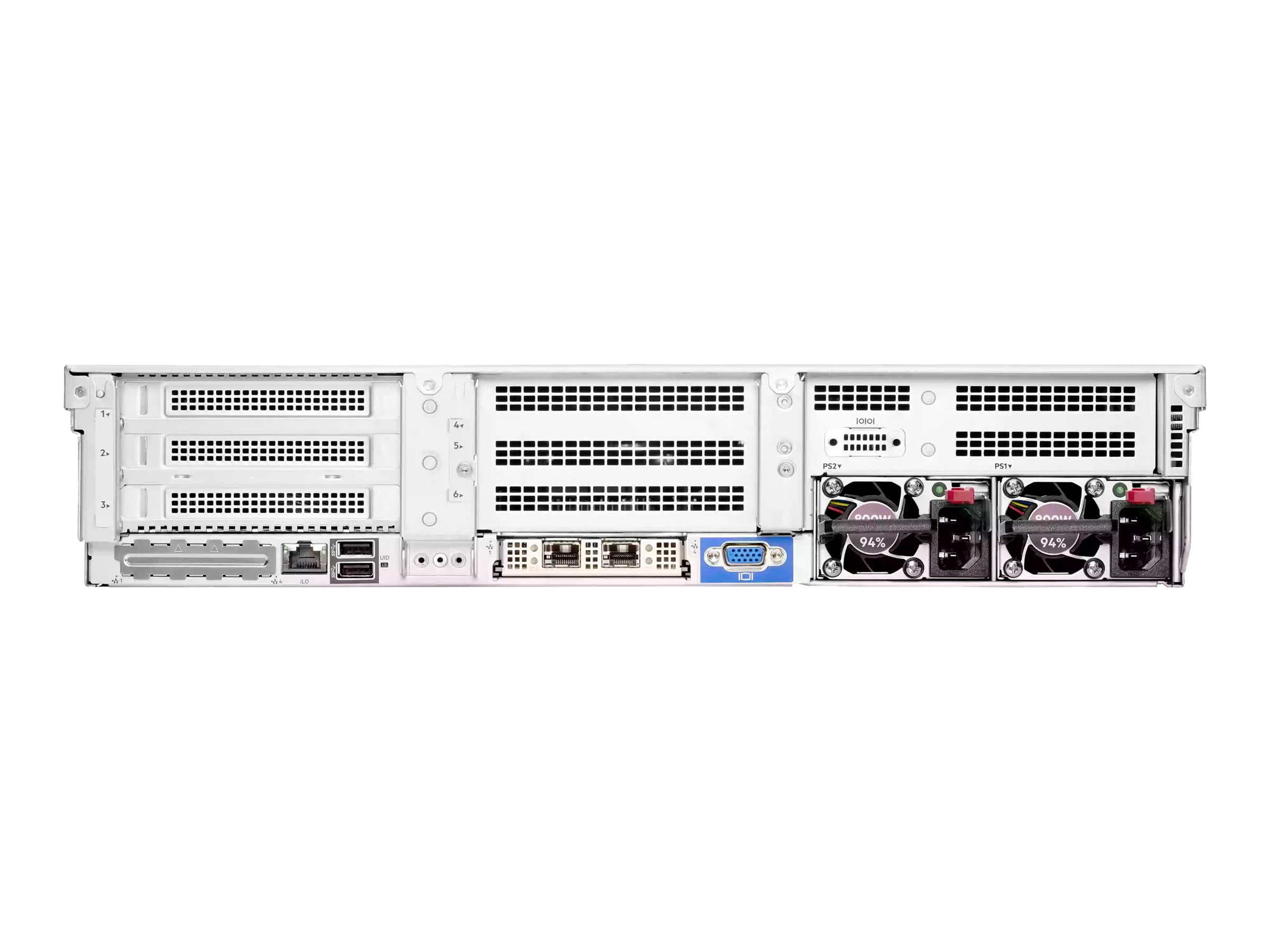HPE ProLiant DL385 Gen10 Plus V2 - Server - Rack-Montage - 2U - zweiweg - 1 x EPYC 7252  3.1 GHz - RAM 32 GB - SAS - Hot-Swap 6.4 cm (2.5)