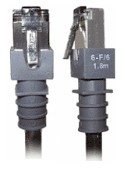 Patchsee RJ45 CAT.6 FTP bk 0,6m