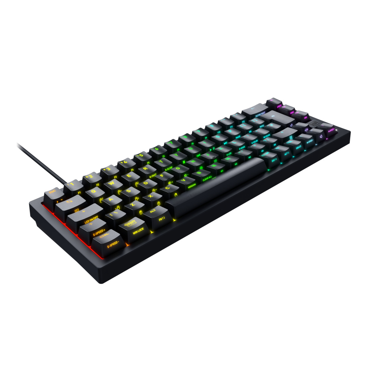 Xtrfy K5V2 65%/BLACK - corded - mechanical - TL: US, QWERTY, Ansicht 4
