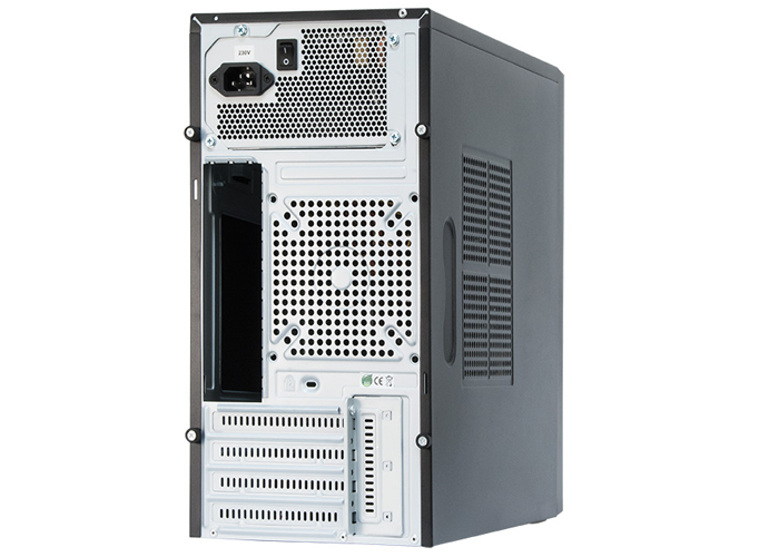 Chieftec Mesh Series CT-01B - Tower - micro ATX 350 Watt (ATX12V 2.3/ PS/2), Ansicht 4