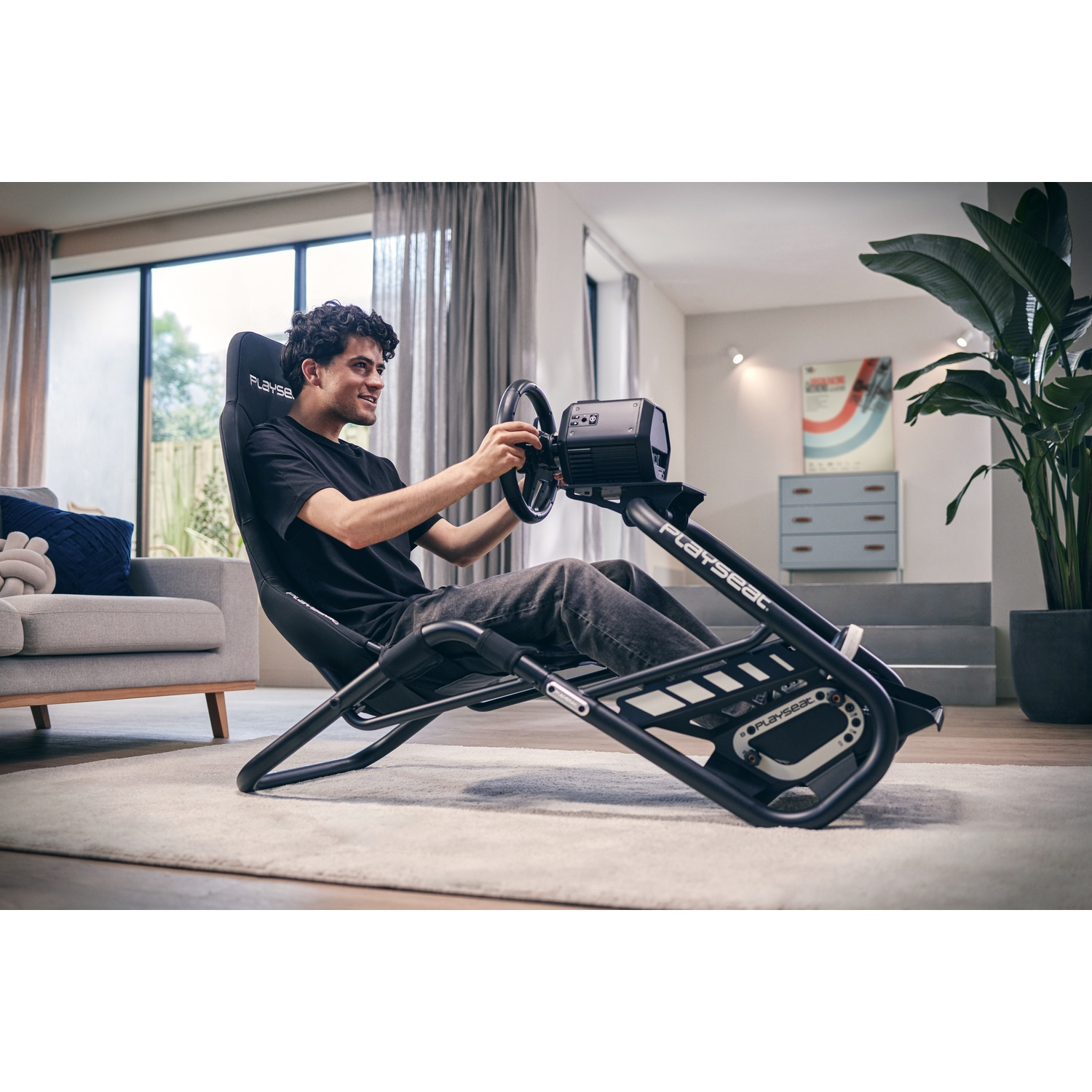 Playseat Trophy - Rennsimulator-Cockpit - legierter Stahl, ActiFit, Raumfahrt-Aluminium, Ansicht 2