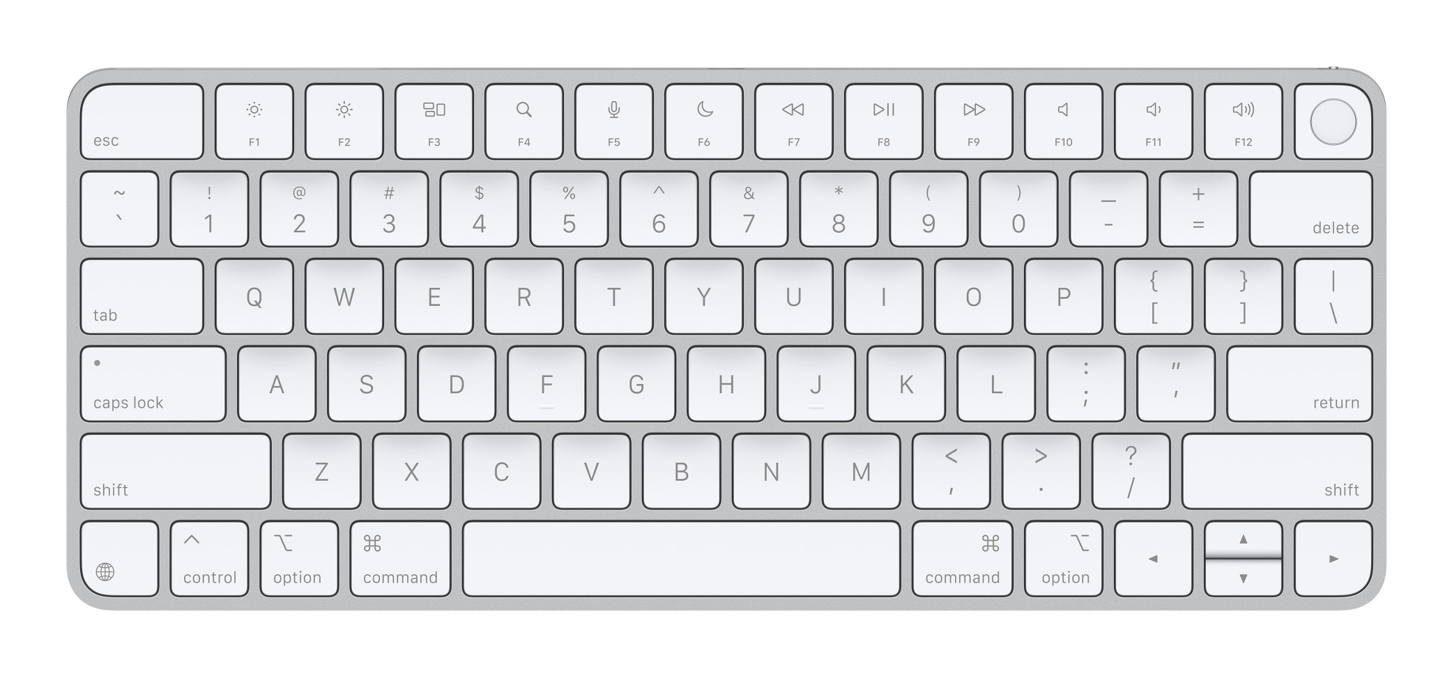 Apple Magic Keyboard with Touch ID - Tastatur - TL: US, QWERTY, Ansicht 2