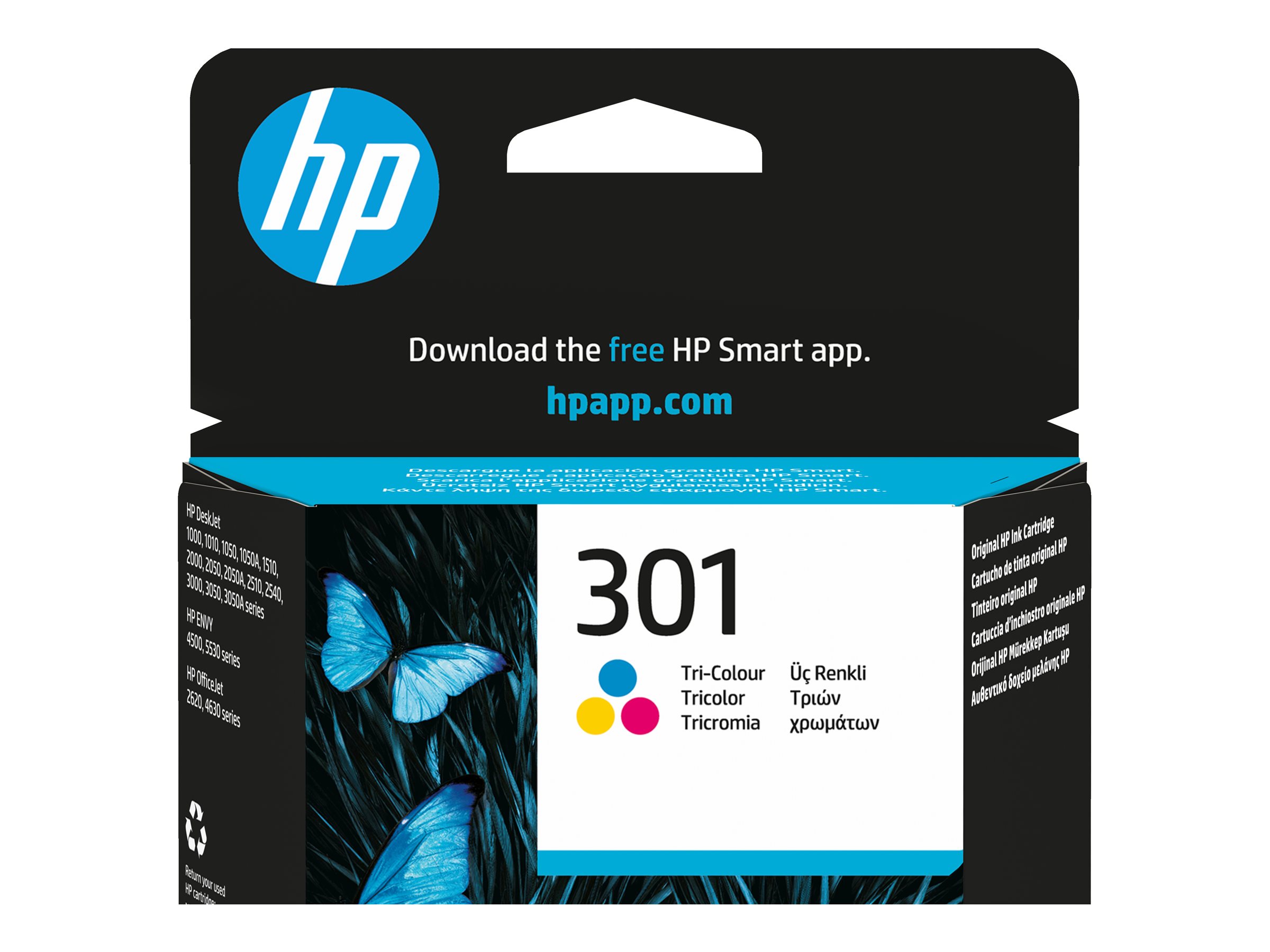HP 301 - 3 ml - Farbe (Cyan Magenta Gelb) - original