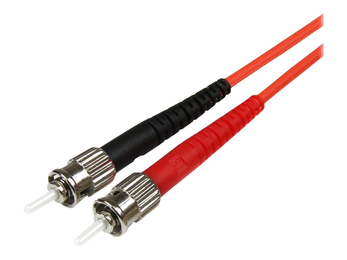 StarTech.com 5m Fiber Optic Cable - Multimode Duplex 50/125 - LSZH - LC/ST - OM2 - LC to ST Fiber Patch Cable - Patch-Kabel - ST multi-mode (M)