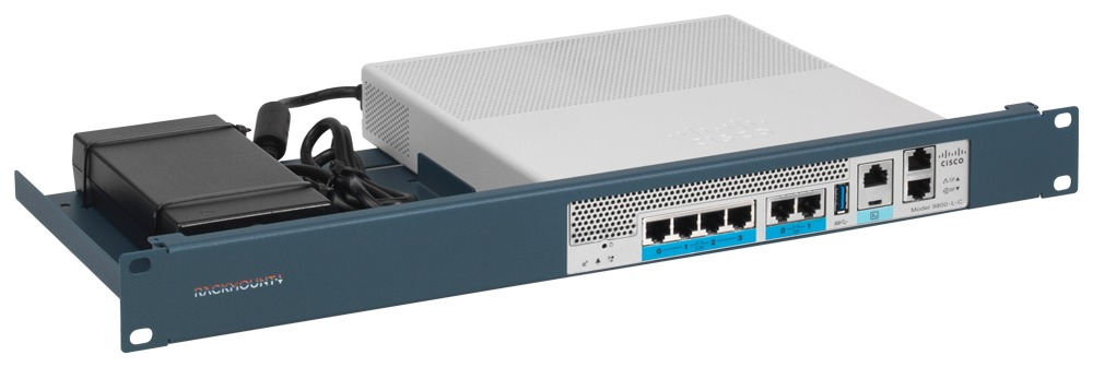 Rackmount.IT CISRACK RM-CI-T16 - Montagesatz für Netzwerkgeräte - Rack montierbar - Metallisch Blau - 1U - 48.3 cm (19), Ansicht 2