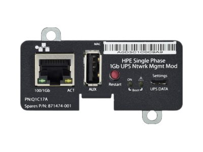 HPE Single Phase 1Gb UPS Ntwrk Mgmt Mod (Q1C17A)