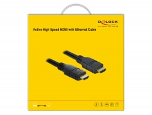 Delock Highspeed - HDMI-Kabel mit Ethernet, Ansicht 2