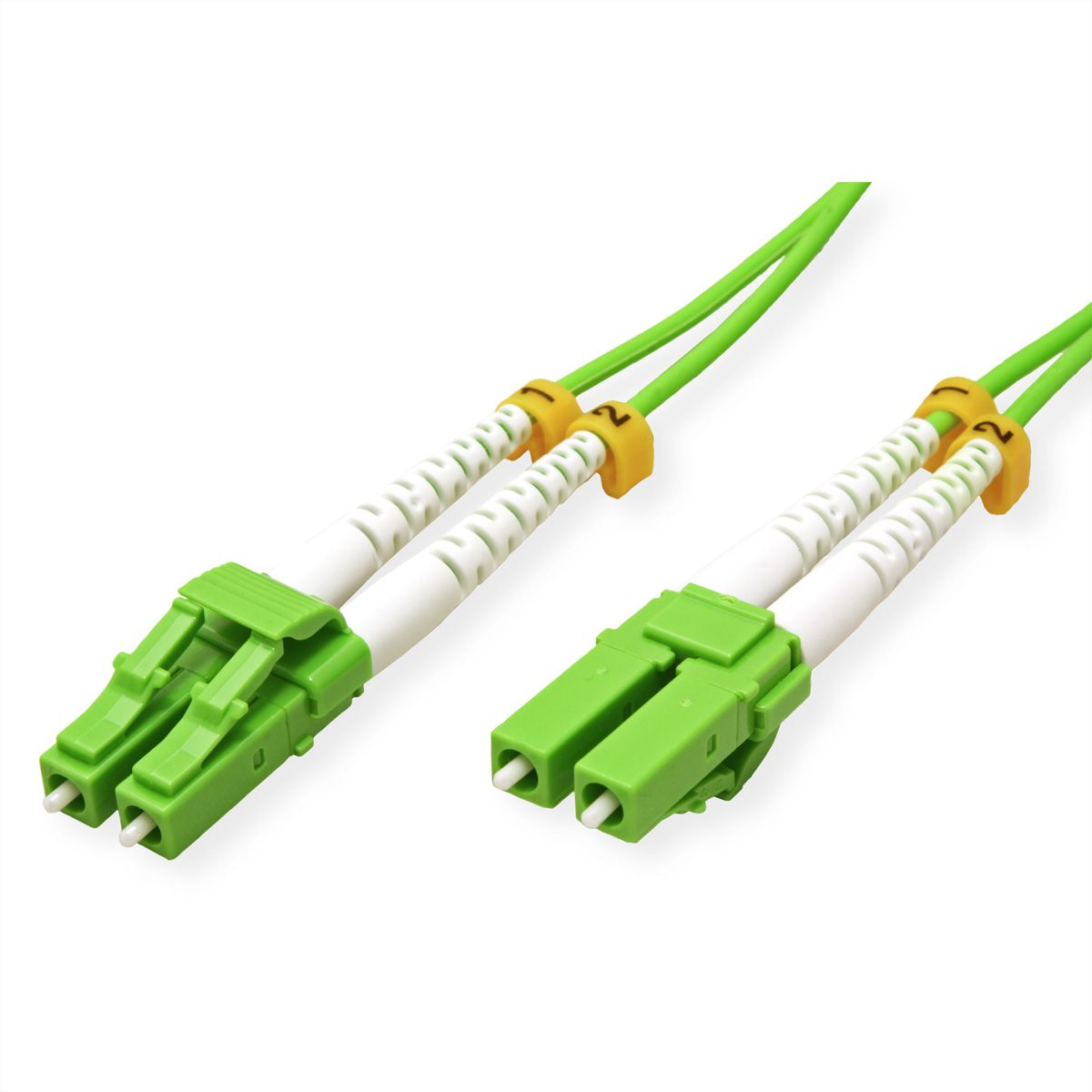 ROLINE LWL-Kabel DX 50/125µm LC/LC OM5 Low-Loss-Stecker 10m - Kabel - 10 m, Ansicht 3